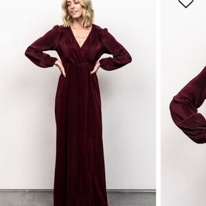 Baltic Born Venus Maxi Dress - Mulberry